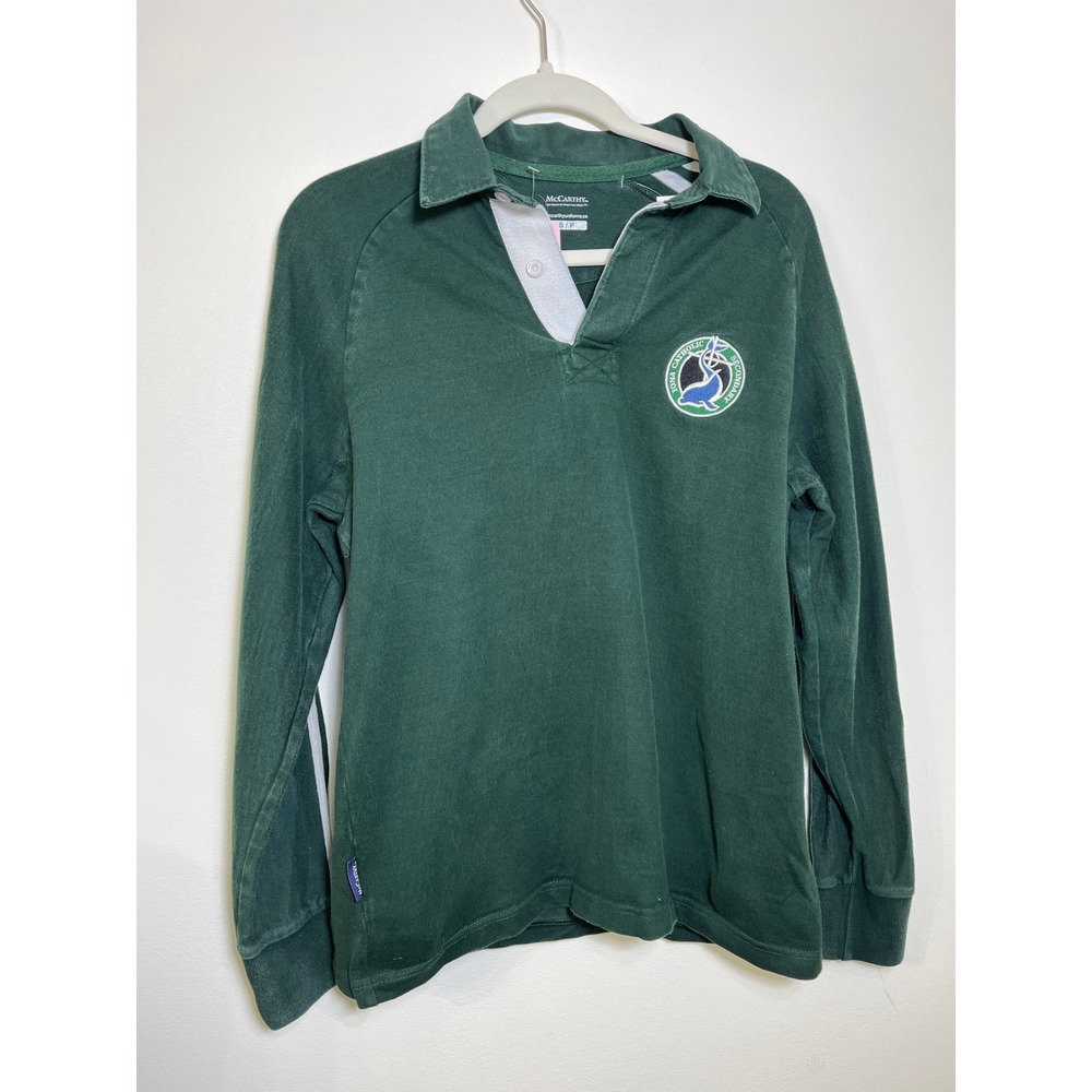 McCarthy Iona Catholic Secondary School Rugby Shirt Green Long Sleeve‎ Polo